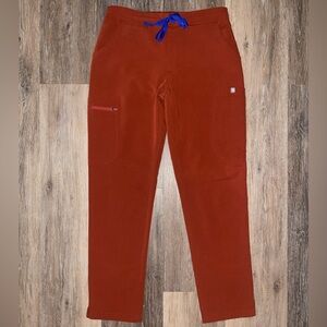 FIGS Yola Skinny Scrub Pants. Burnt Orange Color. Size XS Petite